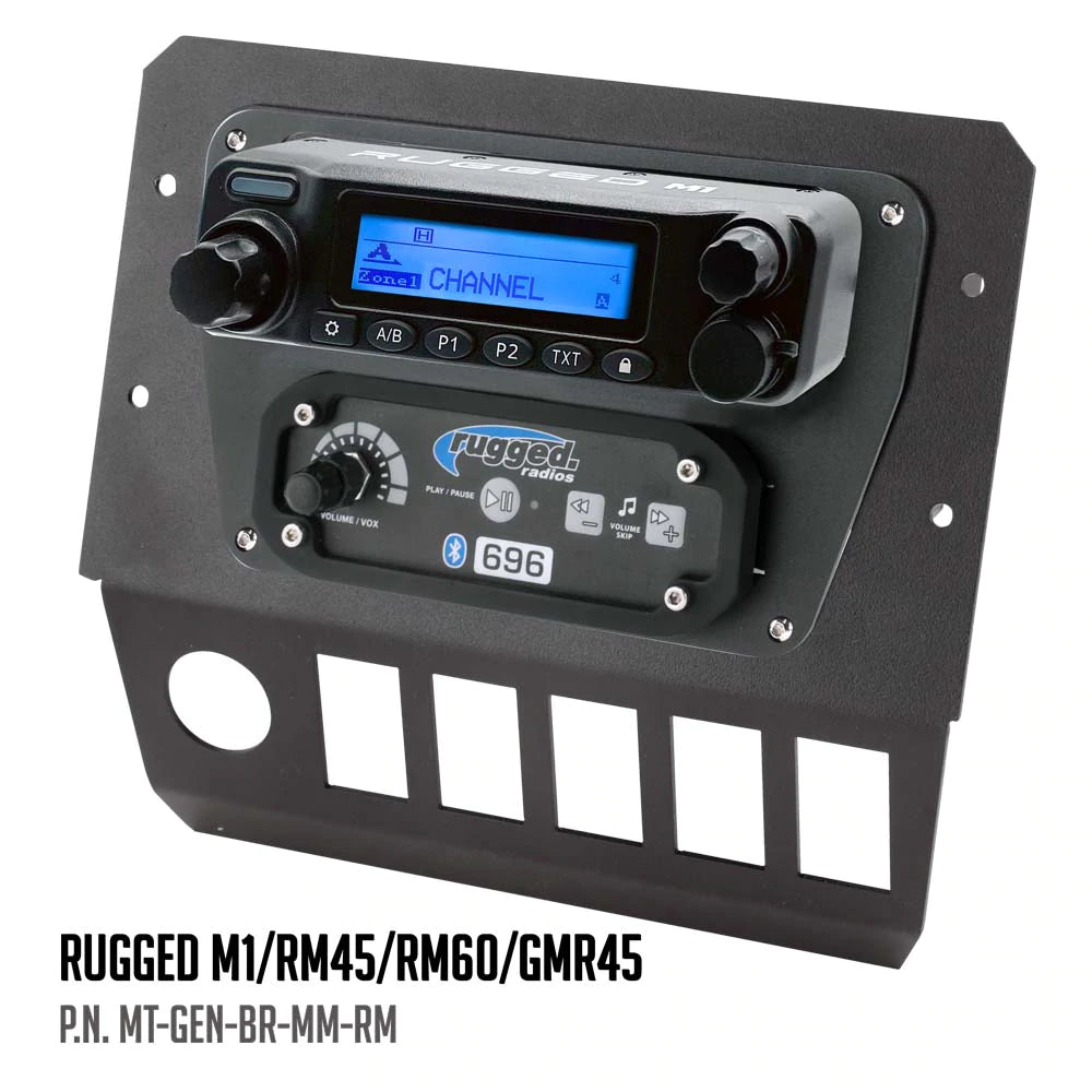 Rugged Radios Polaris General Multi Mount Kit for Radio and Intercom
