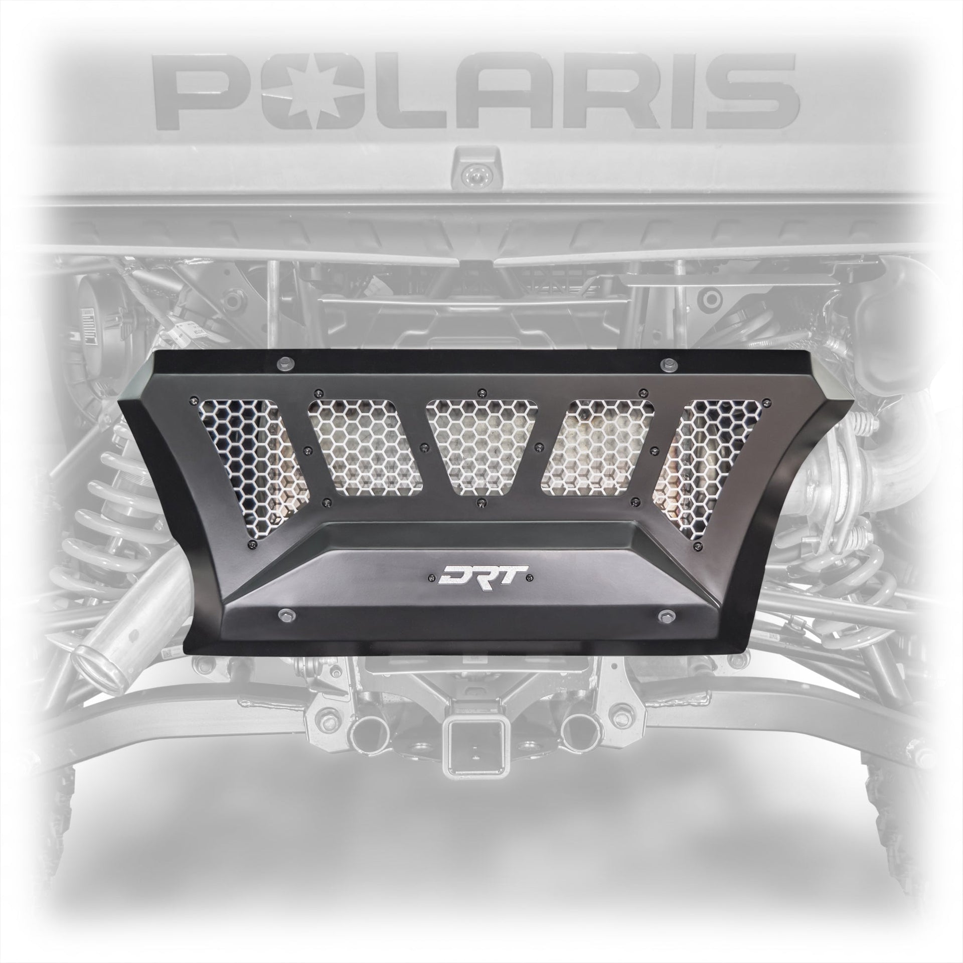 DRT Polaris 2024+ XPEDITION Exhaust Cover Front view