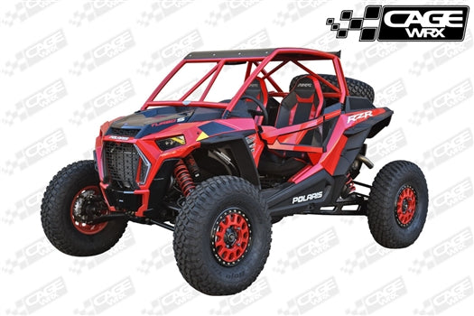 Cagewrx "SUPER SHORTY" Roll Cage Assembled - Powder Coated (Includes Roof) RZR XP 1000 (2019+) / XP Turbo S (2018+) ***PICK UP ONLY***