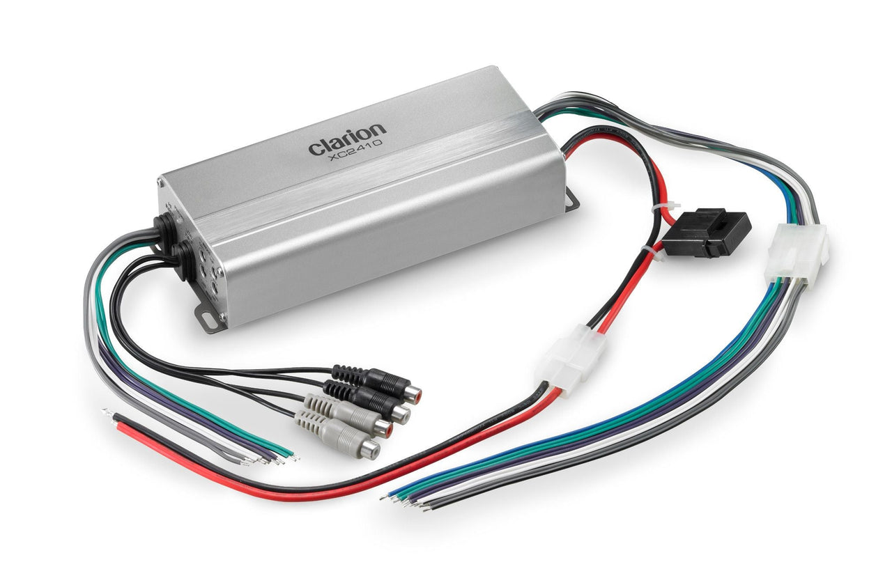 CLARION XC2410 4 Ch. Class D Full-Range Marine Amplifier, 300 W