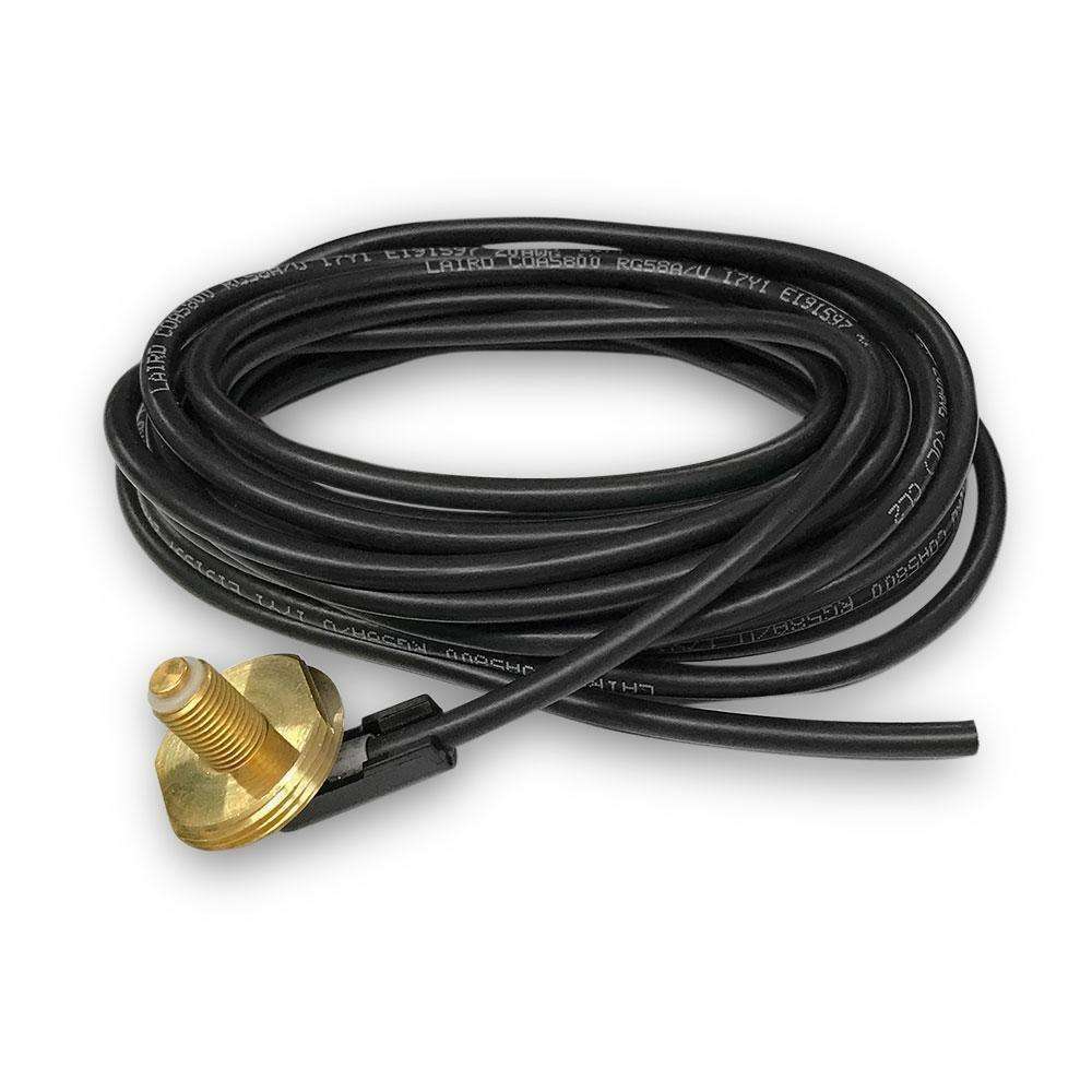 Rugged Radios 17 Ft Antenna Coax Cable with 3/8" NMO (TM) Thick Mount