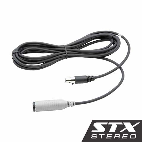 Rugged Radios STX STEREO Straight Cable to Intercom (Select Length)