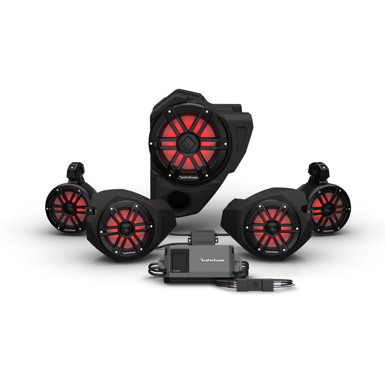 Rockford Fosgate 2014+ RZR Stage-4 Audio System For Ride Command (Gen-3)