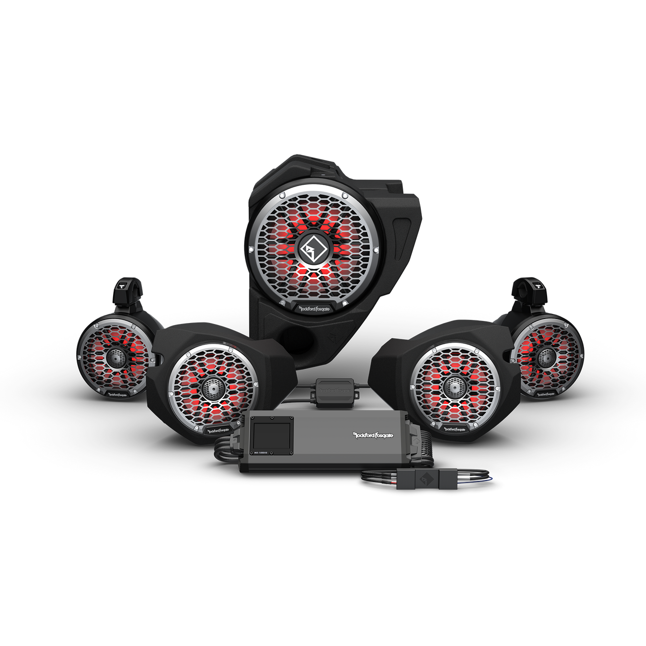 Rockford Fosgate 2014+ RZR Stage-5 Audio System For Ride Command (Gen-3)
